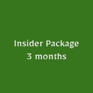 Insider Package (3 months)